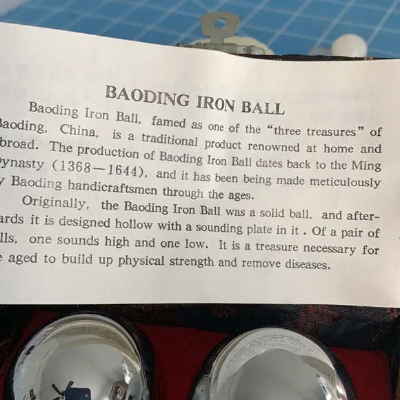 Iron ball direction. Meditation. Vintage - Picture 3 of 4